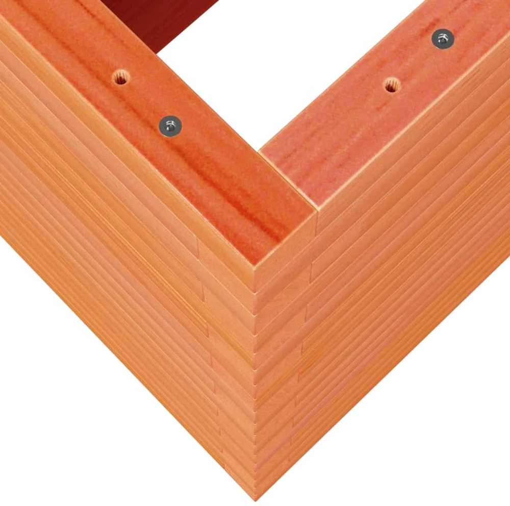 Sodo lovelis, vaško rudas, 110x40x68,5cm, pušies masyvas