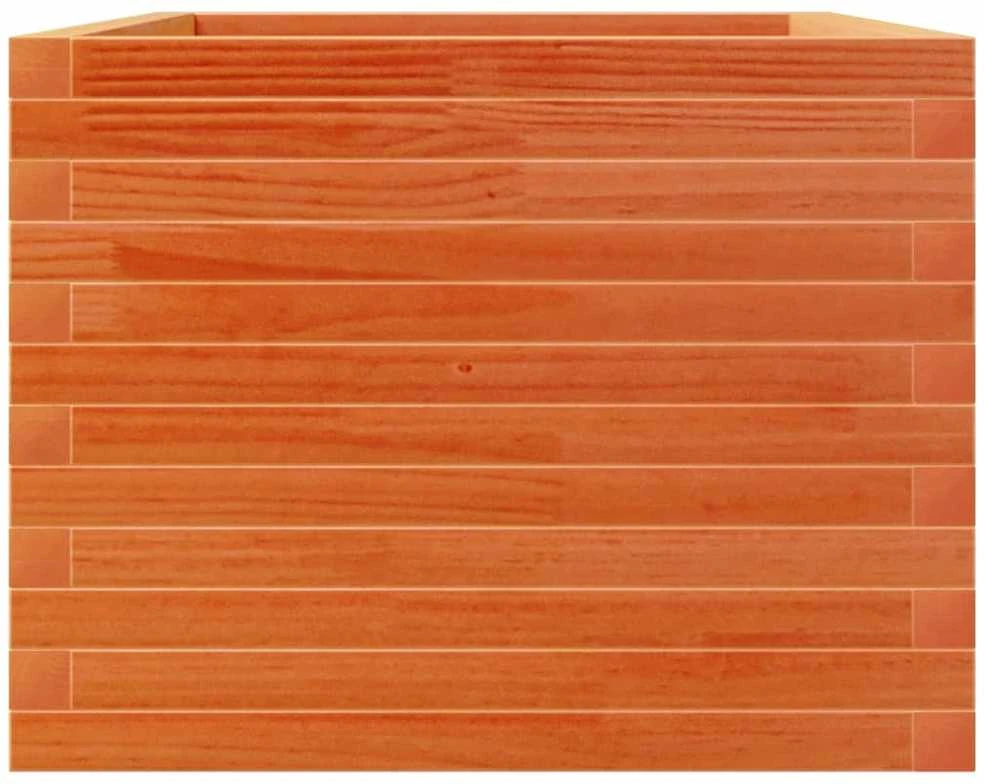 Sodo lovelis, vaško rudas, 110x60x46cm, pušies medienos masyvas