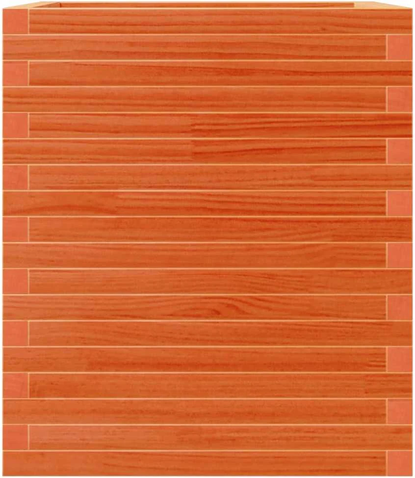 Sodo lovelis, vaško rudas, 60x60x68,5cm, pušies masyvas