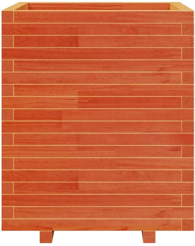 Sodo lovelis, vaško rudas, 60x60x72,5cm, pušies masyvas