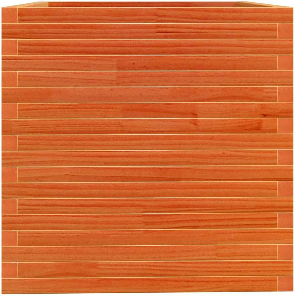 Sodo lovelis, vaško rudas, 70x70x72,5cm, pušies masyvas