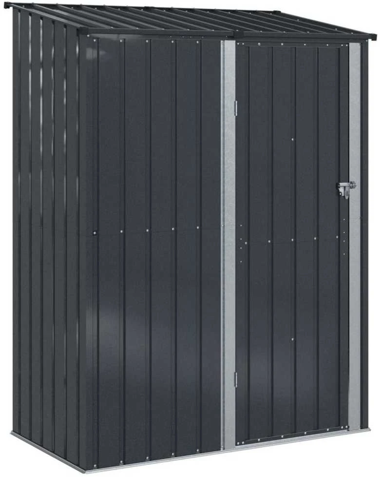Sodo pašiūrės Antracitas 153,5 x 86 x 200 cm Metalas