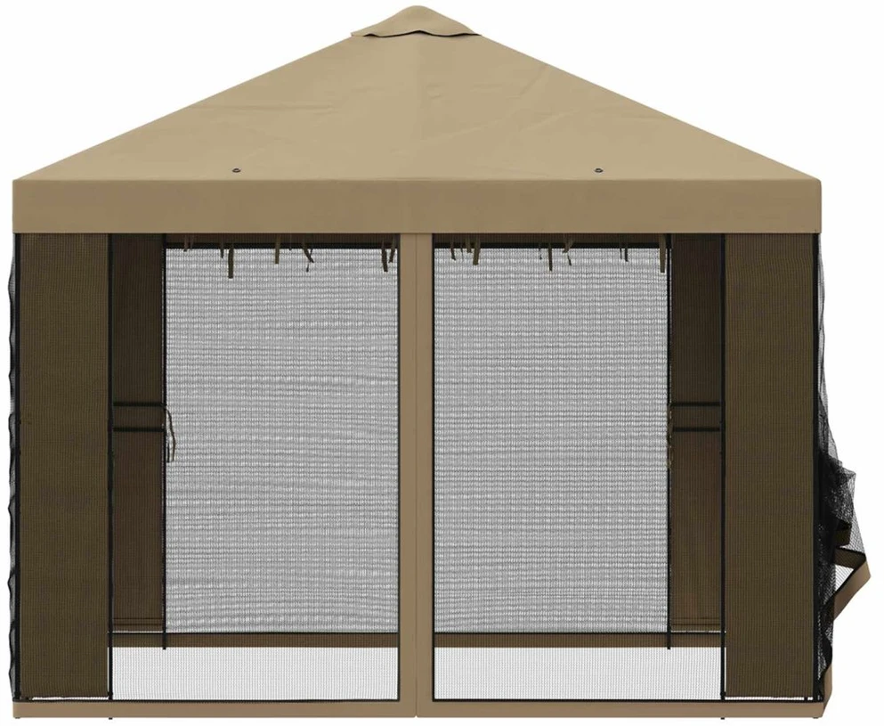Sodo pavėsinė su šoninėmis sienelėmis 3 x 3 m Smėlio