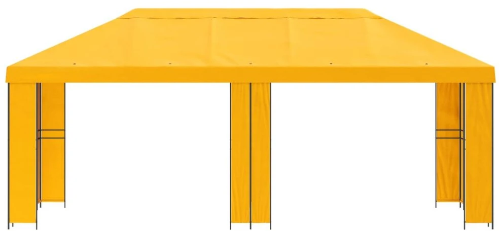 Sodo Paviljonas 6 x 3 m Geltona Poliesteris ir plienas 190 gsm