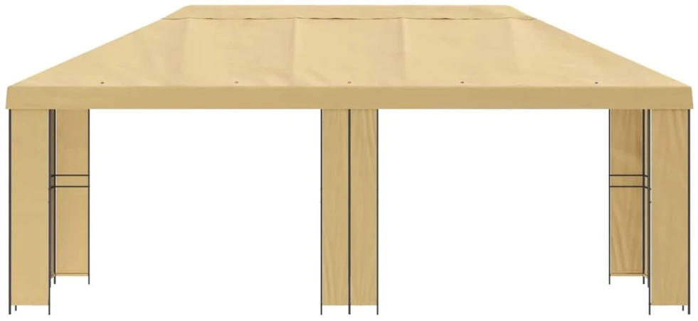 Sodo Paviljonas 6 x 3 m Kreminė Poliesteris ir plienas 190 gsm
