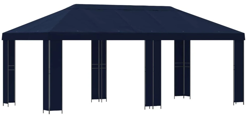 Sodo Paviljonas 6 x 3 m Mėlyna Poliesteris ir plienas 190 gsm