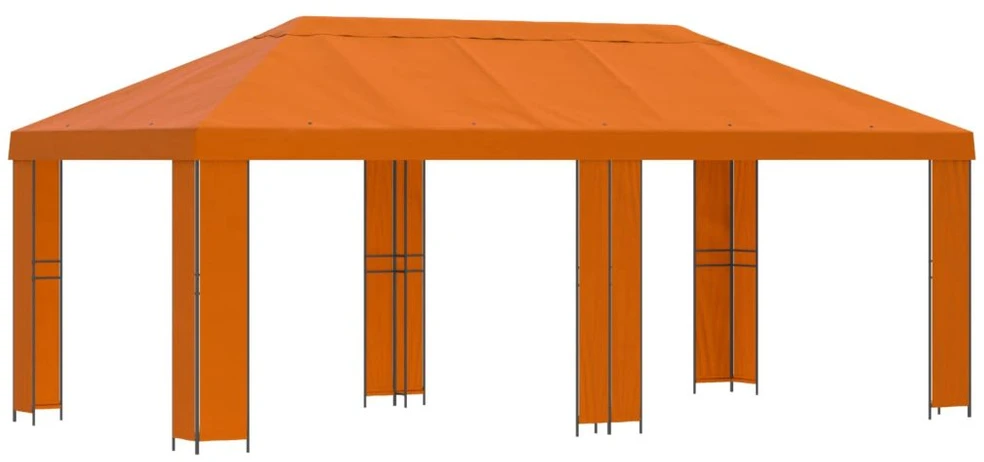Sodo Paviljonas 6 x 3 m Oranžinė Poliesteris ir plienas 190 gsm