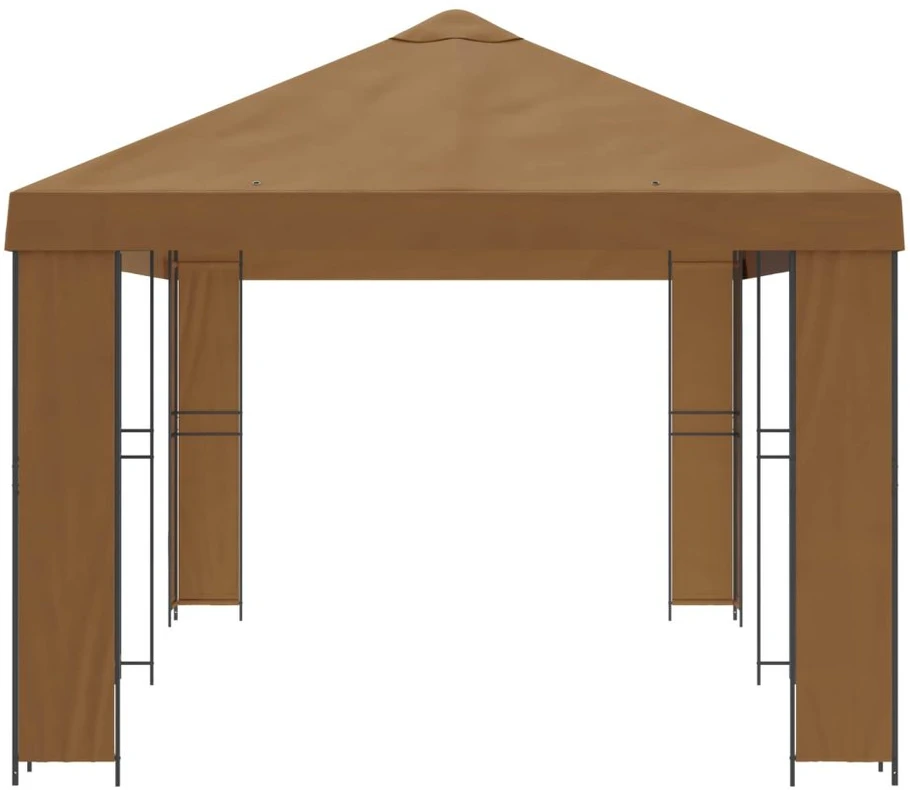 Sodo Paviljonas 6 x 3 m Smėlio Poliesteris ir plienas 190 gsm