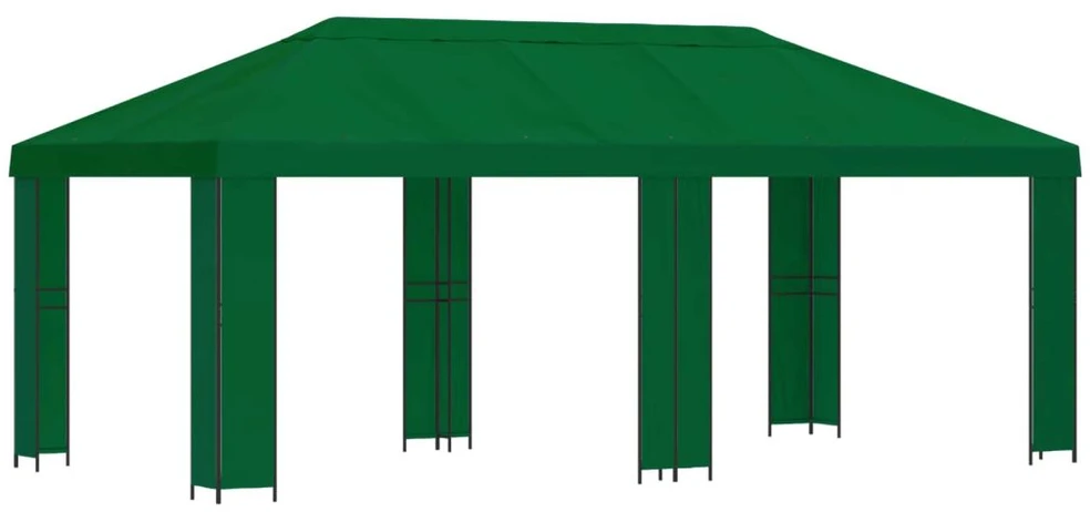 Sodo Paviljonas 6 x 3 m Žalia Poliesteris ir plienas 190 gsm