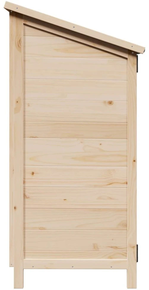 Sodo Sandėlys su stogu su saugykla Natūrali 59 x 56 x 113,5 cm