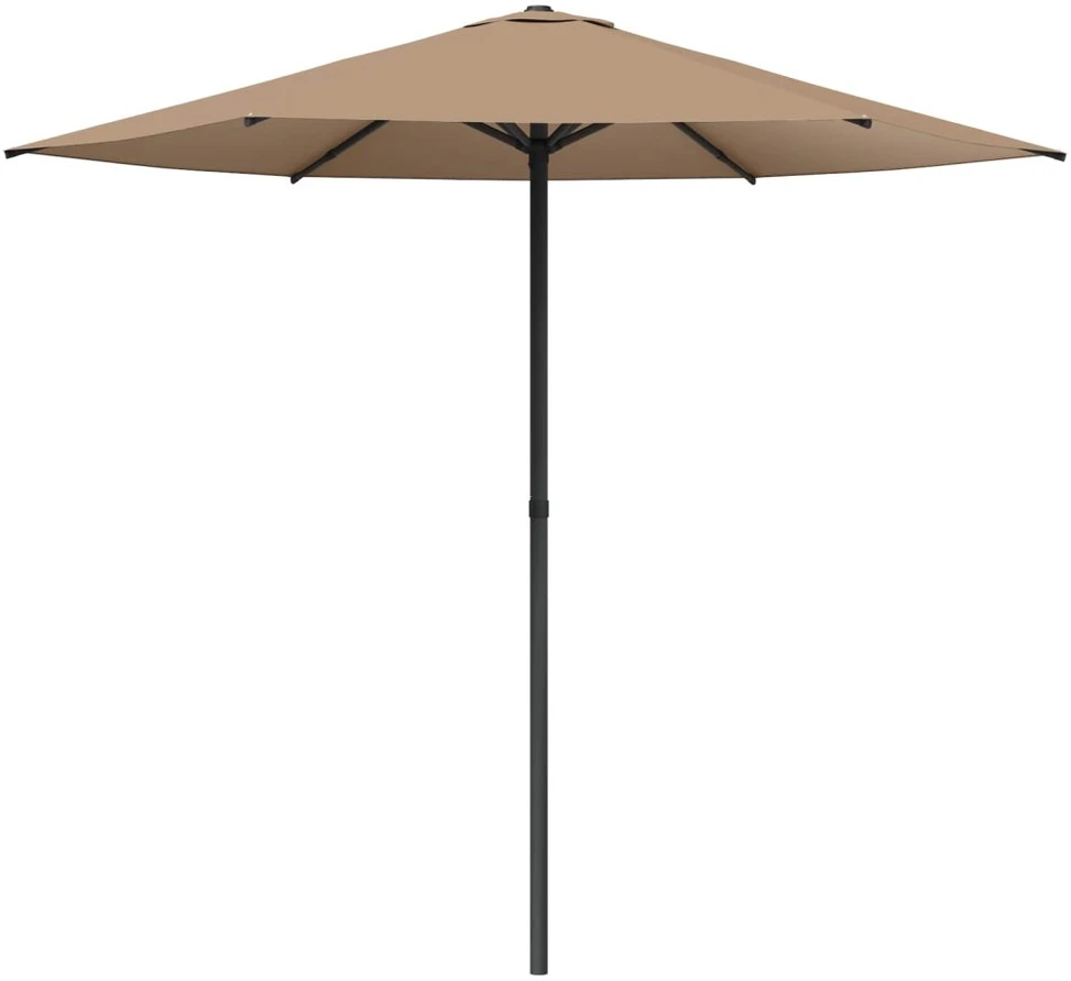 Sodo skėtis 230 x 230 cm Poliesteris Stačiakampio Taupe