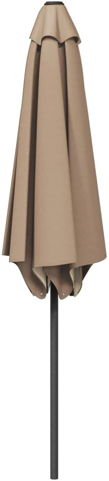 Sodo skėtis 230 x 230 cm Poliesteris Stačiakampio Taupe