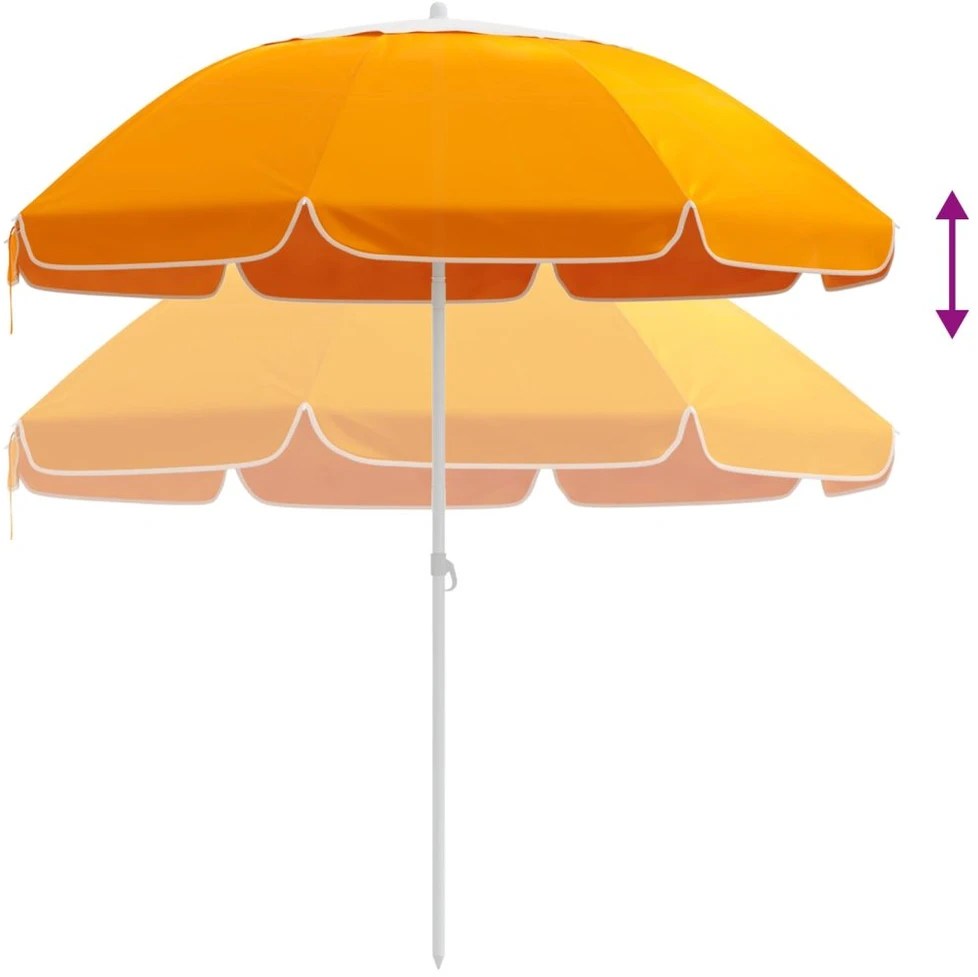 Sodo skėtis 240 cm 170T poliesteris Oranžinė