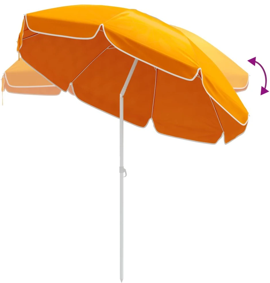 Sodo skėtis 240 cm 170T poliesteris Oranžinė