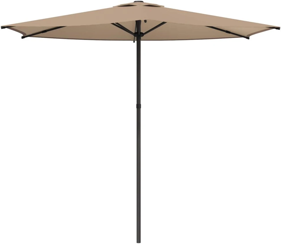 Sodo skėtis 270 x 270 cm Poliesteris Stačiakampio Taupe