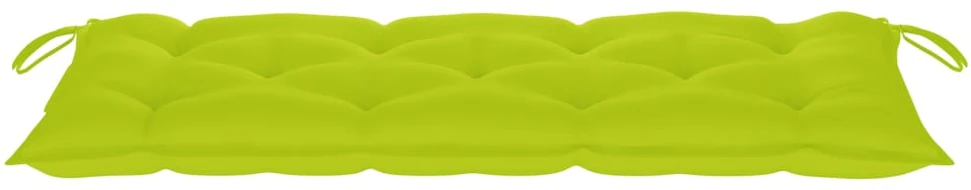 Sodo suoliukas su pagalvėle, 120cm, bambukas (41504+314955)