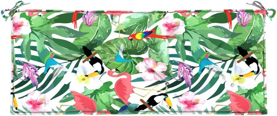 Sodo suoliuko pagalvėlė, įvairių spalvų, 120x50x7cm, audinys