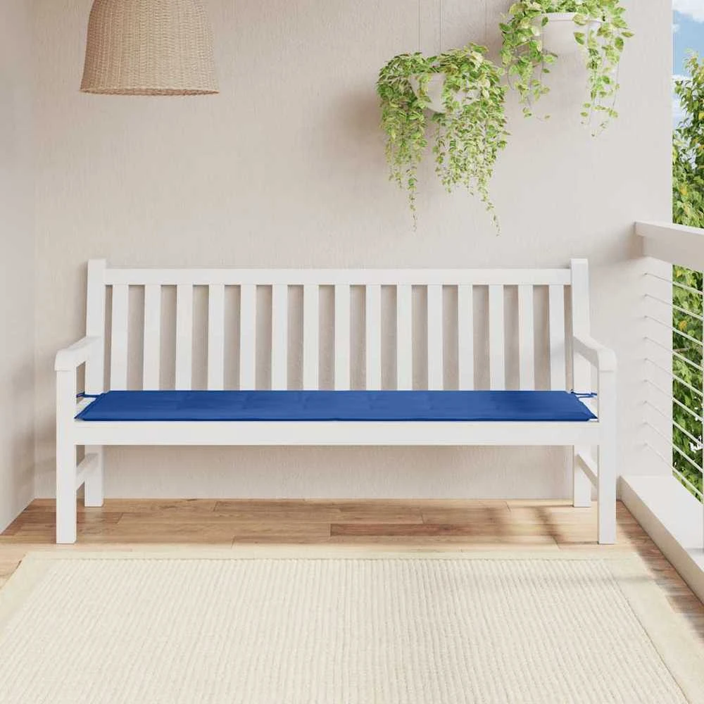 Sodo suoliuko pagalvėlė, karališka mėlyna, 180x50x3cm, audinys