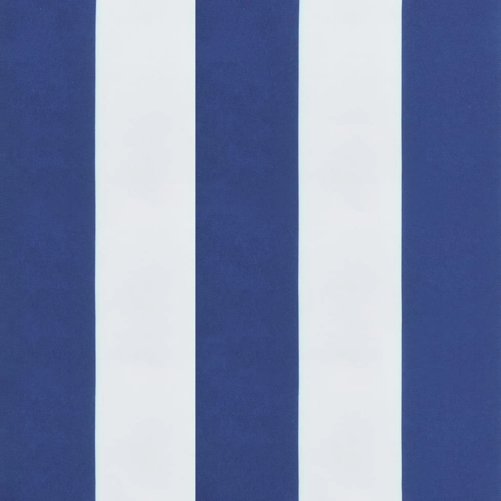 Sodo suoliuko pagalvėlė, mėlyna ir balta, 100x50x7cm, audinys