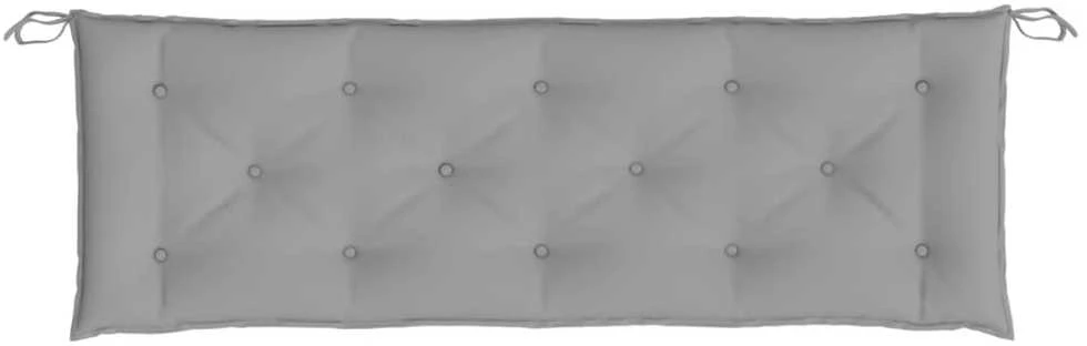 Sodo suoliuko pagalvėlė, pilkos spalvos, 150x50x7cm, audinys