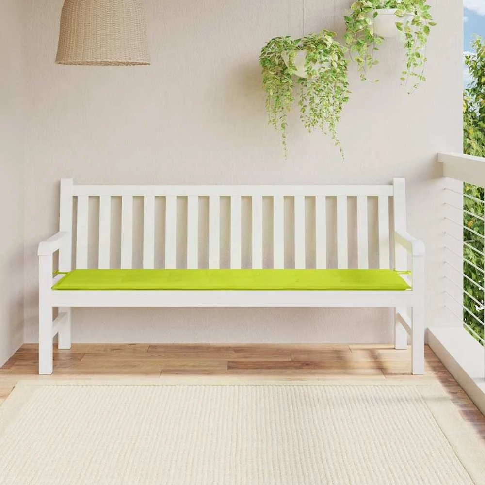 Sodo suoliuko pagalvėlė, ryškiai žalia, 180x50x3cm, audinys