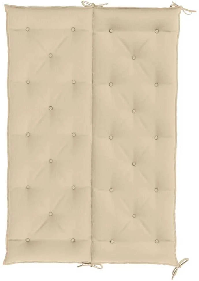 Sodo suoliuko pagalvėlė, smėlio, 150x(50+50)x7cm, audinys
