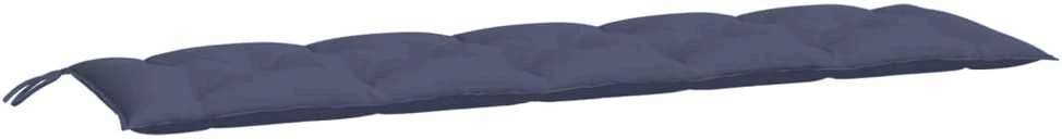 Sodo suoliuko pagalvėlė, tamsiai mėlyna, 180x50x7cm, audinys