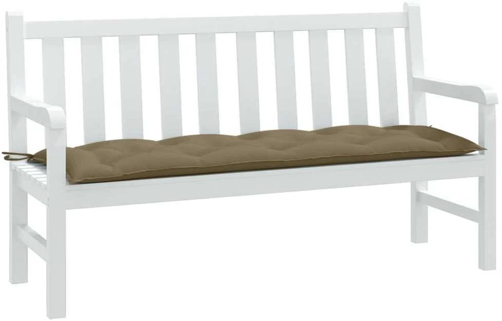 Sodo suoliuko pagalvėlė, taupe mišinys, 150x50x7cm, audinys