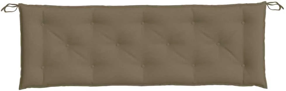 Sodo suoliuko pagalvėlė, taupe mišinys, 150x50x7cm, audinys