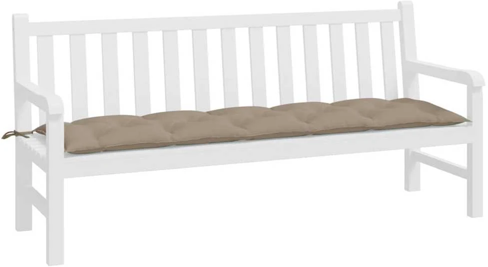 Sodo suoliuko pagalvėlė, taupe spalvos, 180x50x7cm, audinys
