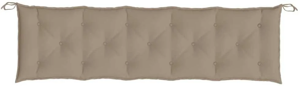Sodo suoliuko pagalvėlė, taupe spalvos, 180x50x7cm, audinys