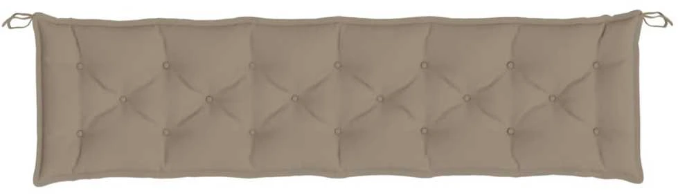 Sodo suoliuko pagalvėlė, taupe spalvos, 200x50x7cm, audinys