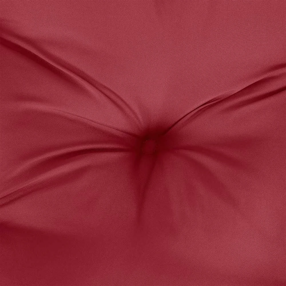 Sodo suoliuko pagalvėlė, vyno raudona, 180x(50+50)x7cm, audinys