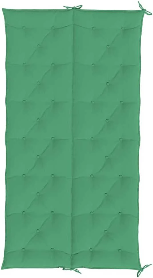 Sodo suoliuko pagalvėlė, žalia, 200x(50+50)x7cm, audinys