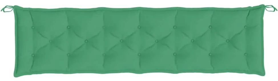 Sodo suoliuko pagalvėlė, žalios spalvos, 200x50x7cm, audinys
