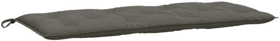 Sodo suoliuko pagalvėlės, 2vnt., pilkos, 120x50x7cm, audinys