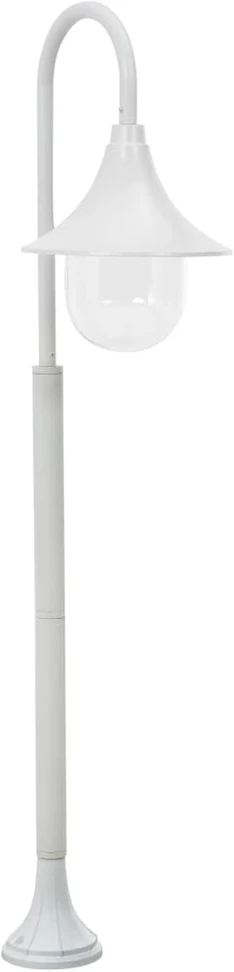 Sodo šviestuvas, baltas, 120 cm, aliuminis, E27