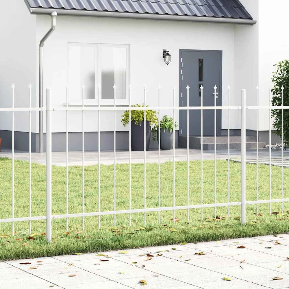 Sodo tvora WOERDEN 7 vnt. 11,9 x 1,2 m Miltelinis plienas Balta