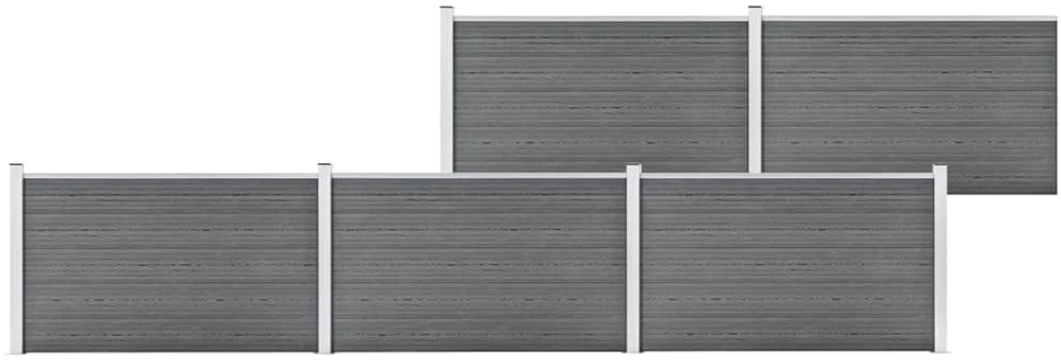 Sodo tvora, pilkos spalvos, 872x106cm, WPC (49073+4x49075)