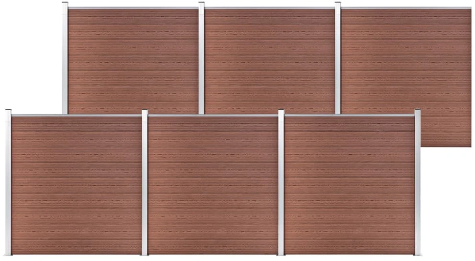 Sodo tvora, rudos spalvos, 1045x186cm, WPC (49066+5x49068)