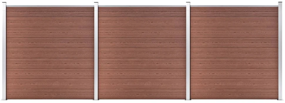 Sodo tvora, rudos spalvos, 526x186cm, WPC (49066+2x49068)