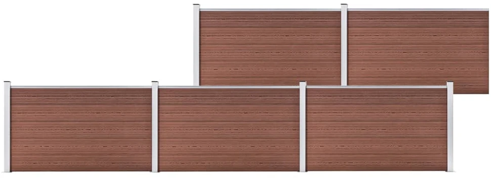 Sodo tvora, rudos spalvos, 872x106cm, WPC (49072+4x49074)