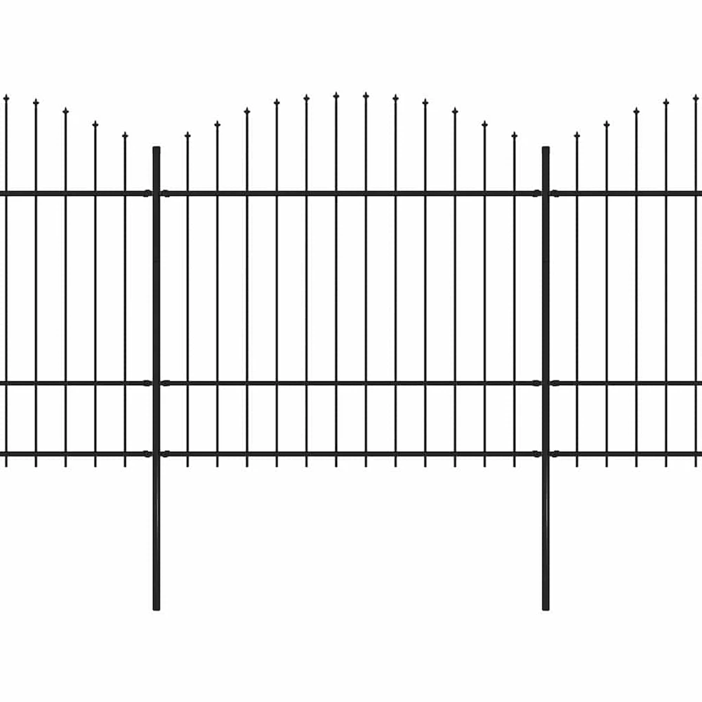 Sodo tvora su iečių viršug., juoda, (1,5-1,75)x3,4m, plienas
