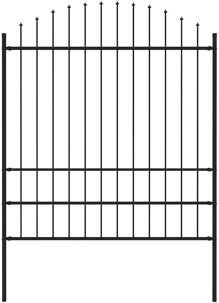 Lauko tvora su iečių viršug., juoda, (1,75-2)x1,7m, plienas