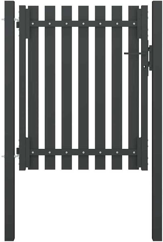 Sodo vartai, antracito spalvos, 1x1,5m, plienas