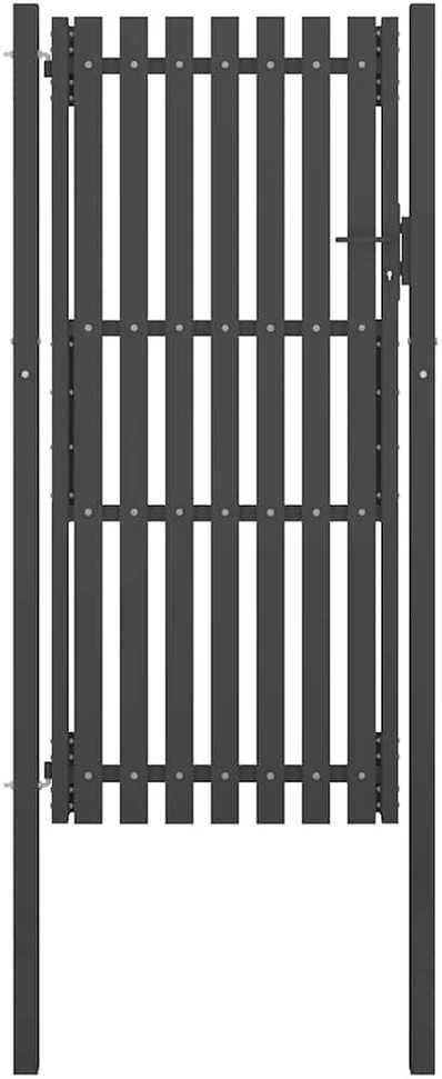 Sodo vartai, antracito spalvos, 1x2,5m, plienas