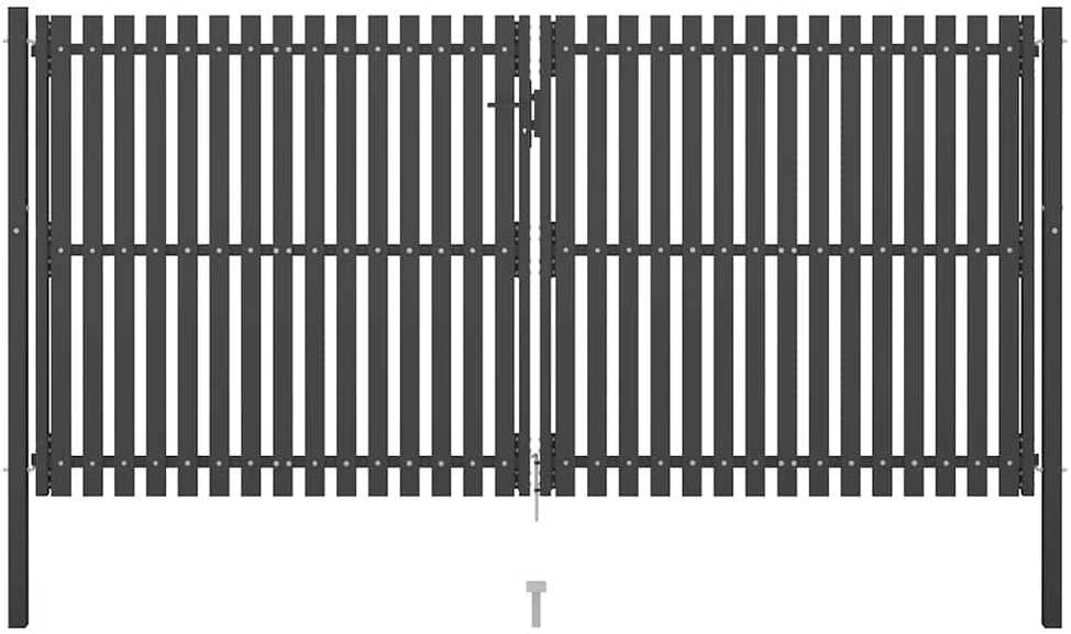 Sodo vartai, antracito spalvos, 4x2,25m, plienas