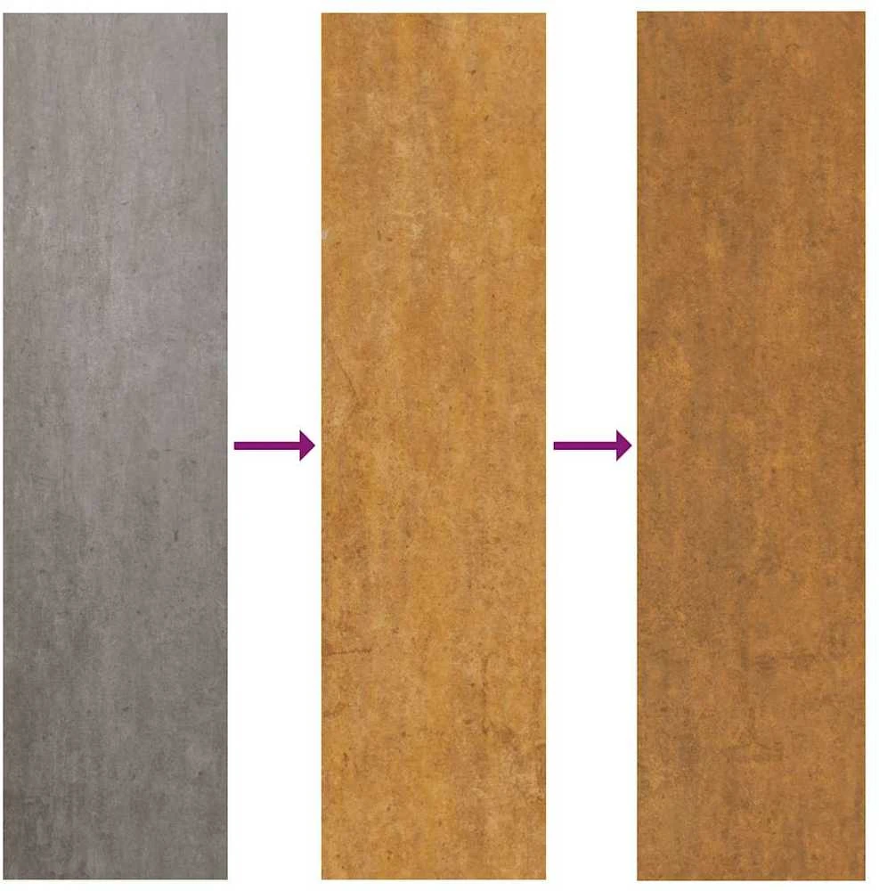 Sodo vartai, 105x105cm, corten plienas, žolės dizaino