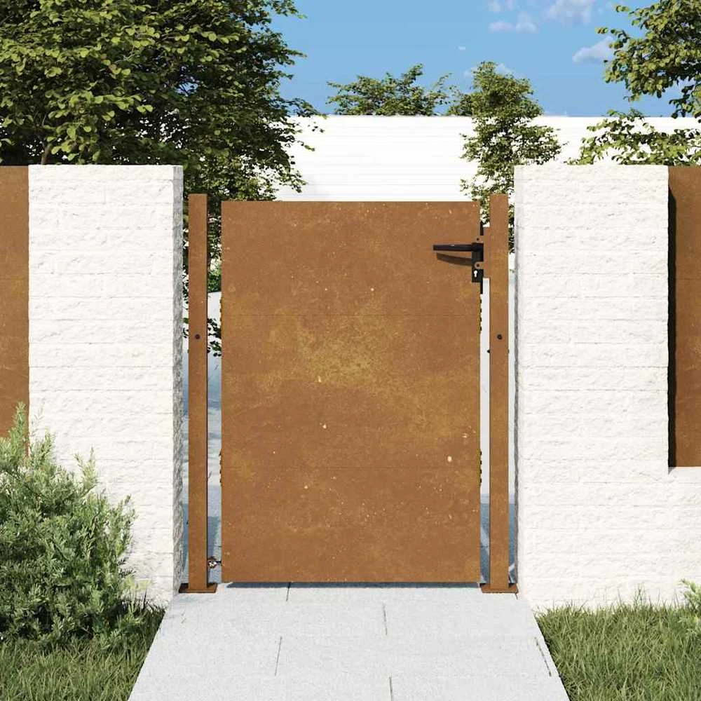 Sodo vartai, 105x155cm, corten plienas