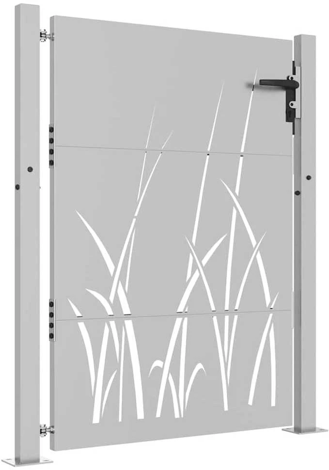 Sodo vartai, 105x155cm, corten plienas, žolės dizaino